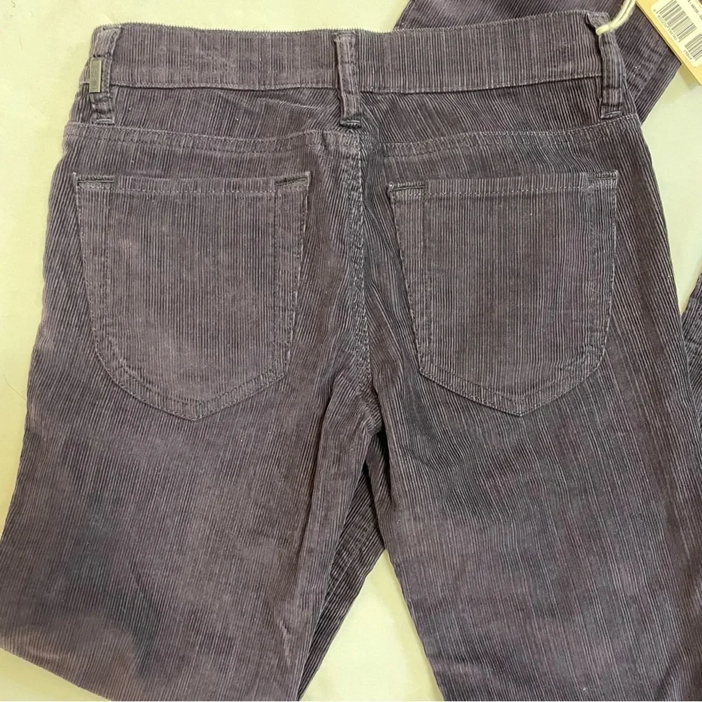 NWT New Diesel Straight Leg Corduroy Purple Pants Size 24
